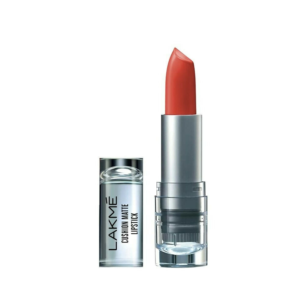 Lakme Cushion Matte Lipstick - Brown Chili - Distacart