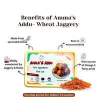 Thumbnail for Littlecherrymom Amma’s Addu Wheat & Jaggery - Distacart