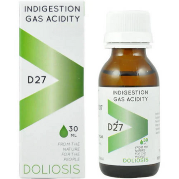 Doliosis Homeopathy D27 Indigestion Gas Acidity Drops - Distacart
