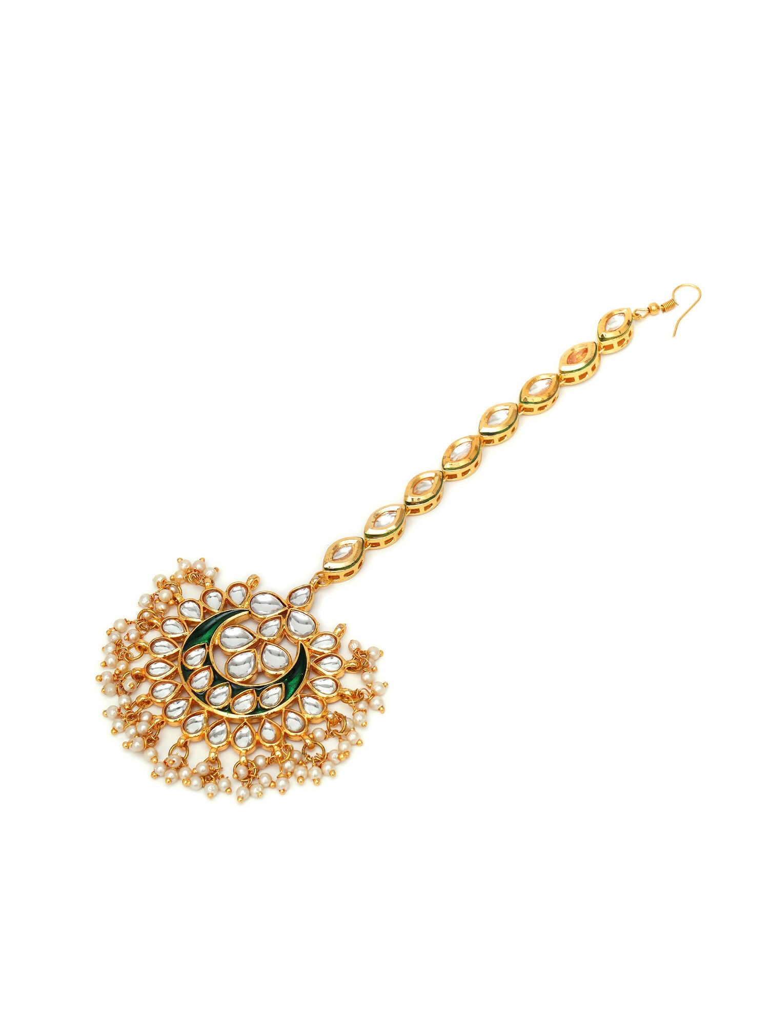 Kundan Maang Tikka (Gold) - Ruby Raang - Distacart