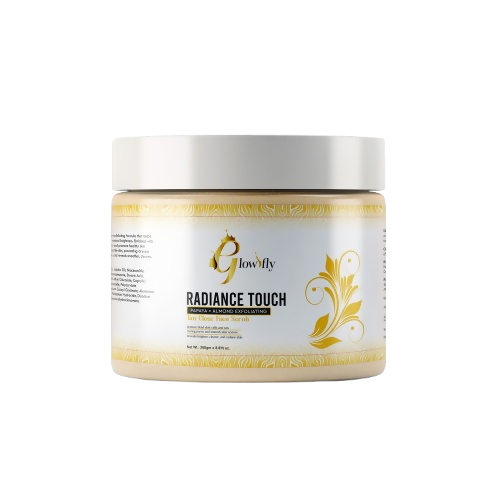 Glowifly Radiance Touch Tan Clear Face Exfoliating Scrub - Papaya Scrub for Face - Distacart