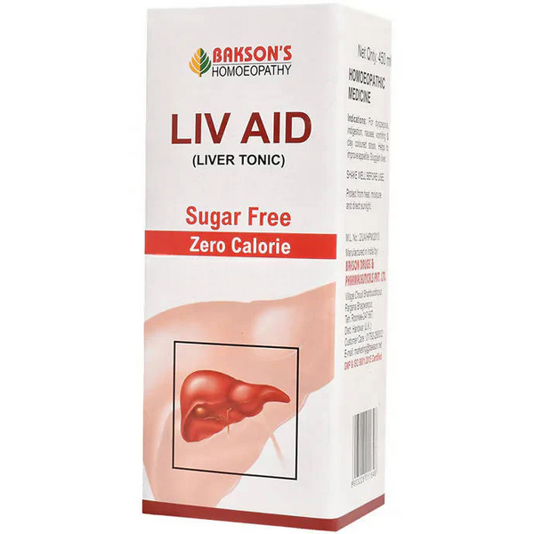 Bakson's Homeopathy Liv Aid Liver Tonic Sugar Free - Distacart