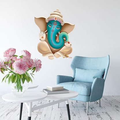 Rangoli Vinyl Religion Large Wall Sticker (Multicolor, 50 or 70 cm) - Dista