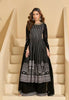 Anaita Black Georgette Stitched Suit with Embroidery & Sequence Work - Distacart