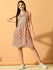 Myshka Women's Yellow Wrap Party Dress - Distacart