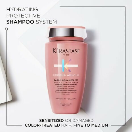 Kerastase Chroma Absolu Bain Chroma Respect Shampoo For Fine Hair - Distacart