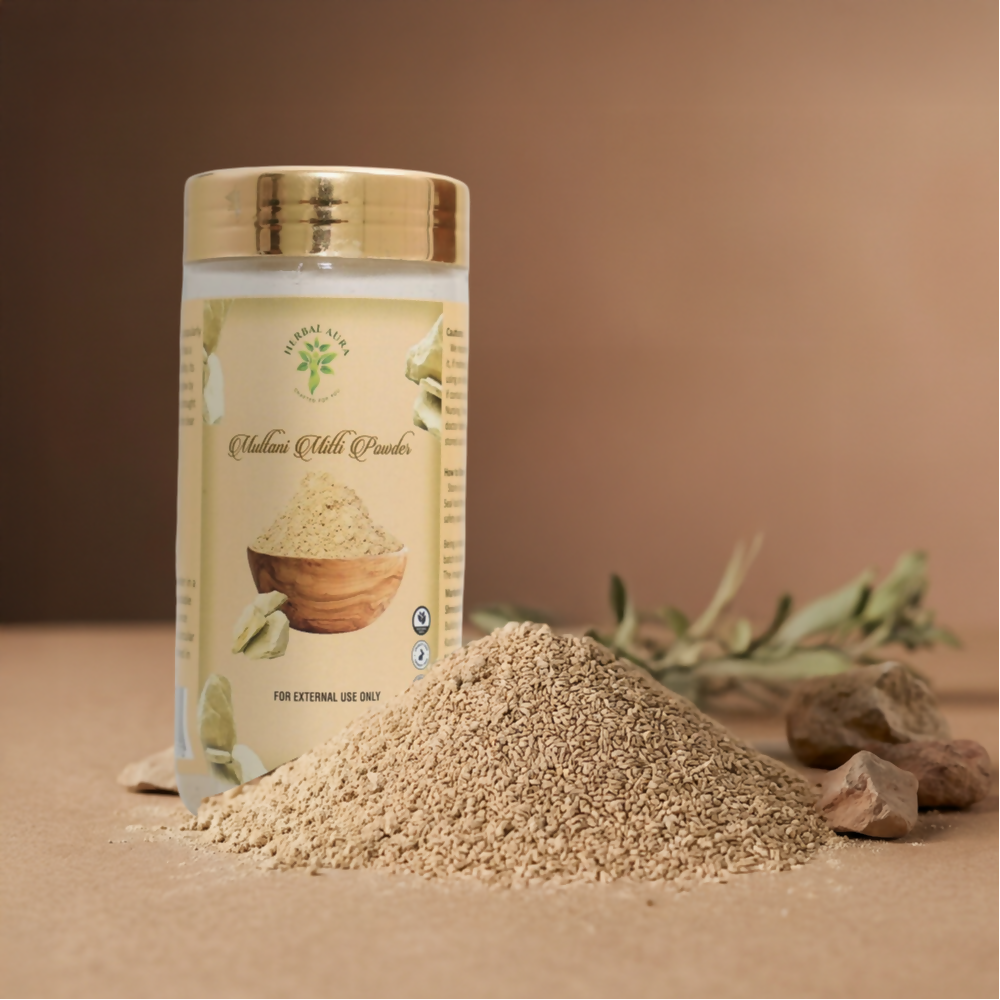 Herbal Aura Multani Mitti Powder - Distacart