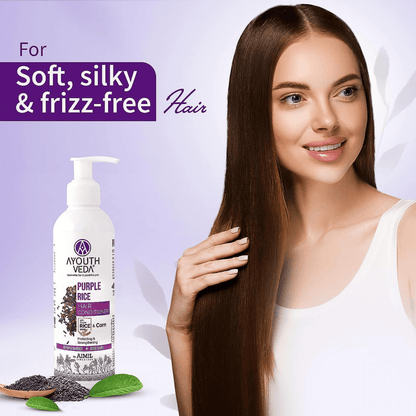 Ayouthveda Purple Rice Hair Conditioner - Distacart