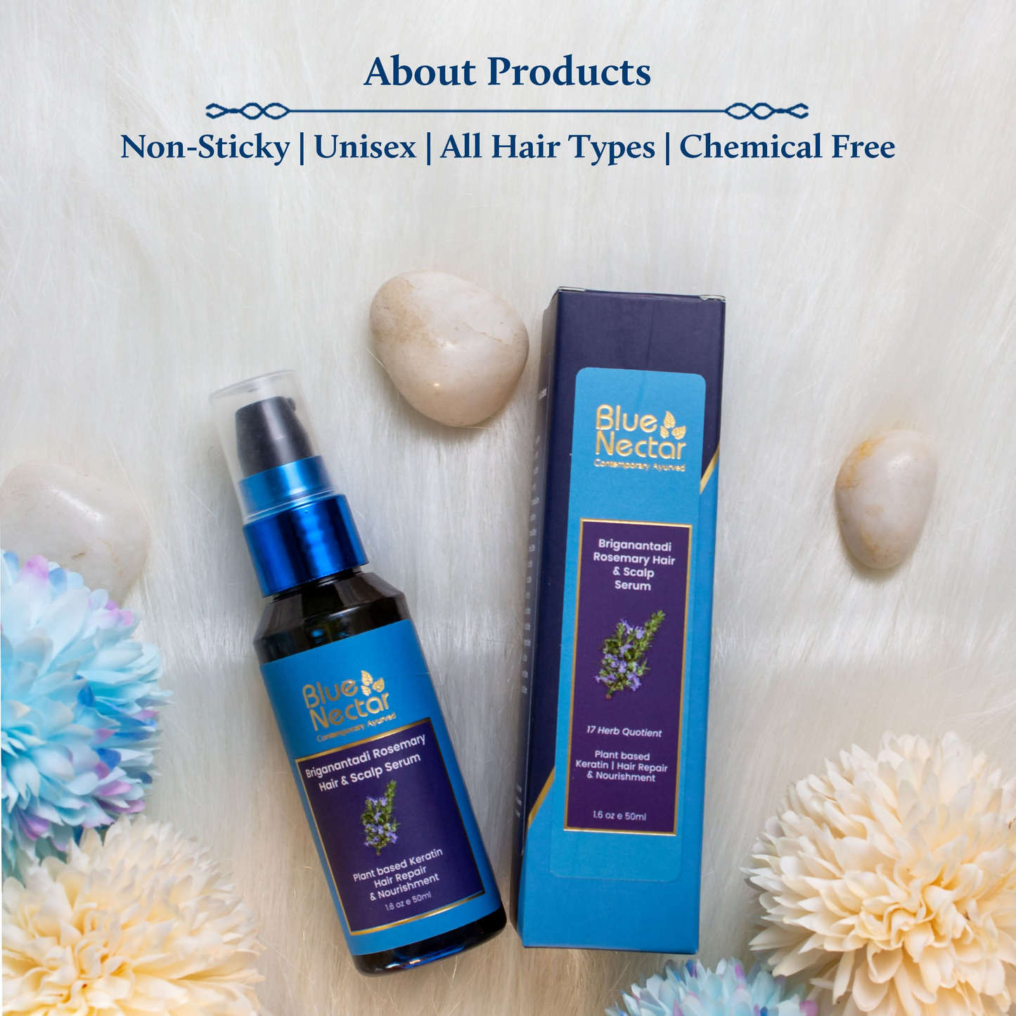Blue Nectar Rosemary Hair & Scalp Serum - Distacart
