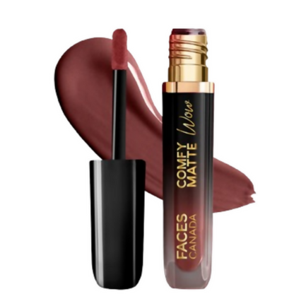 Faces Canada Comfy Matte Wow Liquid Lipstick - Cocoa Crush 07 - Distacart