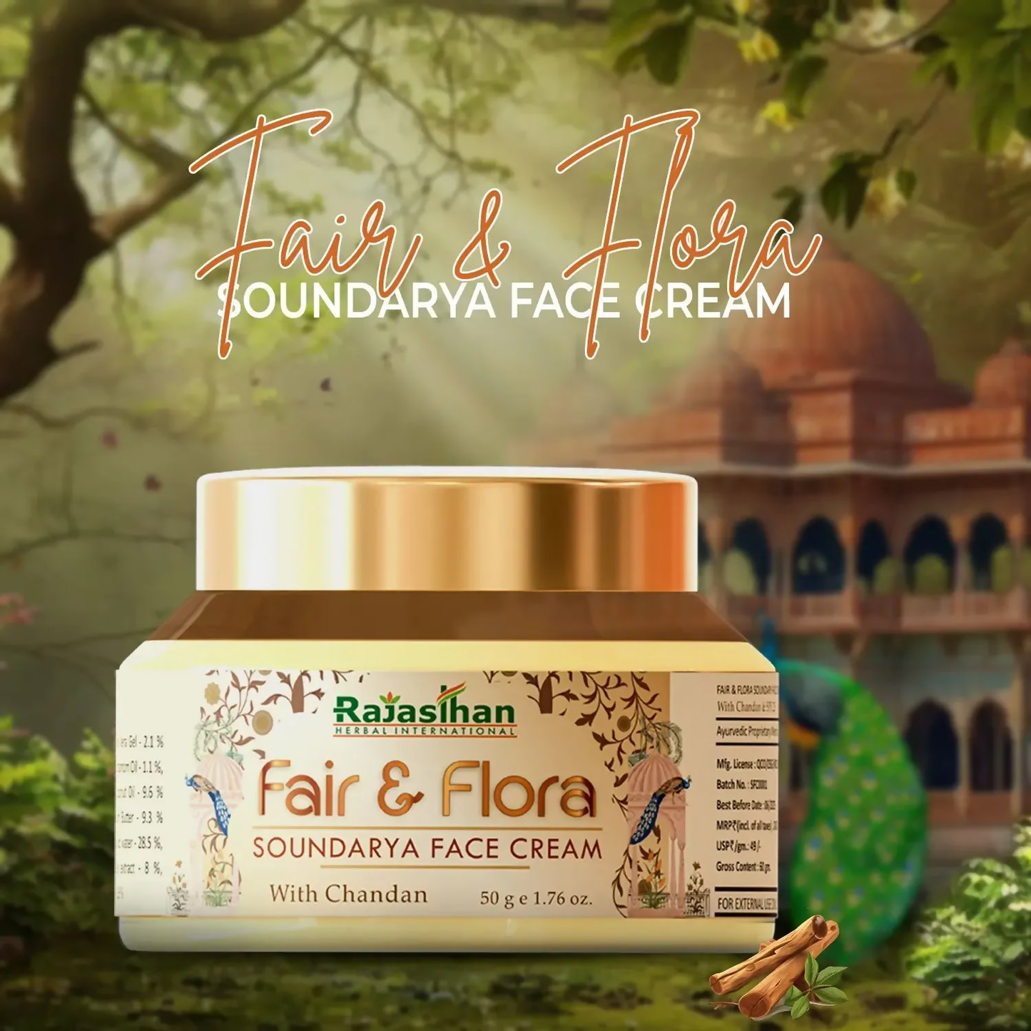 Rajasthan Herbals Fair & Flora Soundarya Face Cream - Distacart