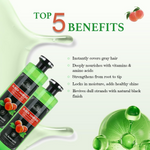 Thumbnail for Velvetree Natural Black Hair Gel Dye (Black Hair Gel) - Distacart
