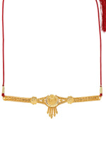 Thumbnail for Ruby Raang Golden Choker with Earrings