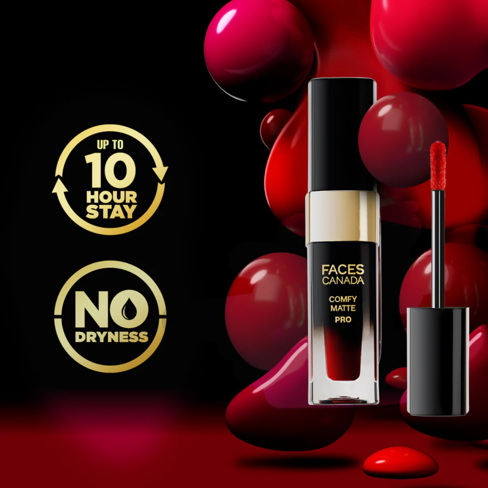 Faces Canada Comfy Matte Pro Liquid Lipstick - Raise Your Wine 03 - Distacart