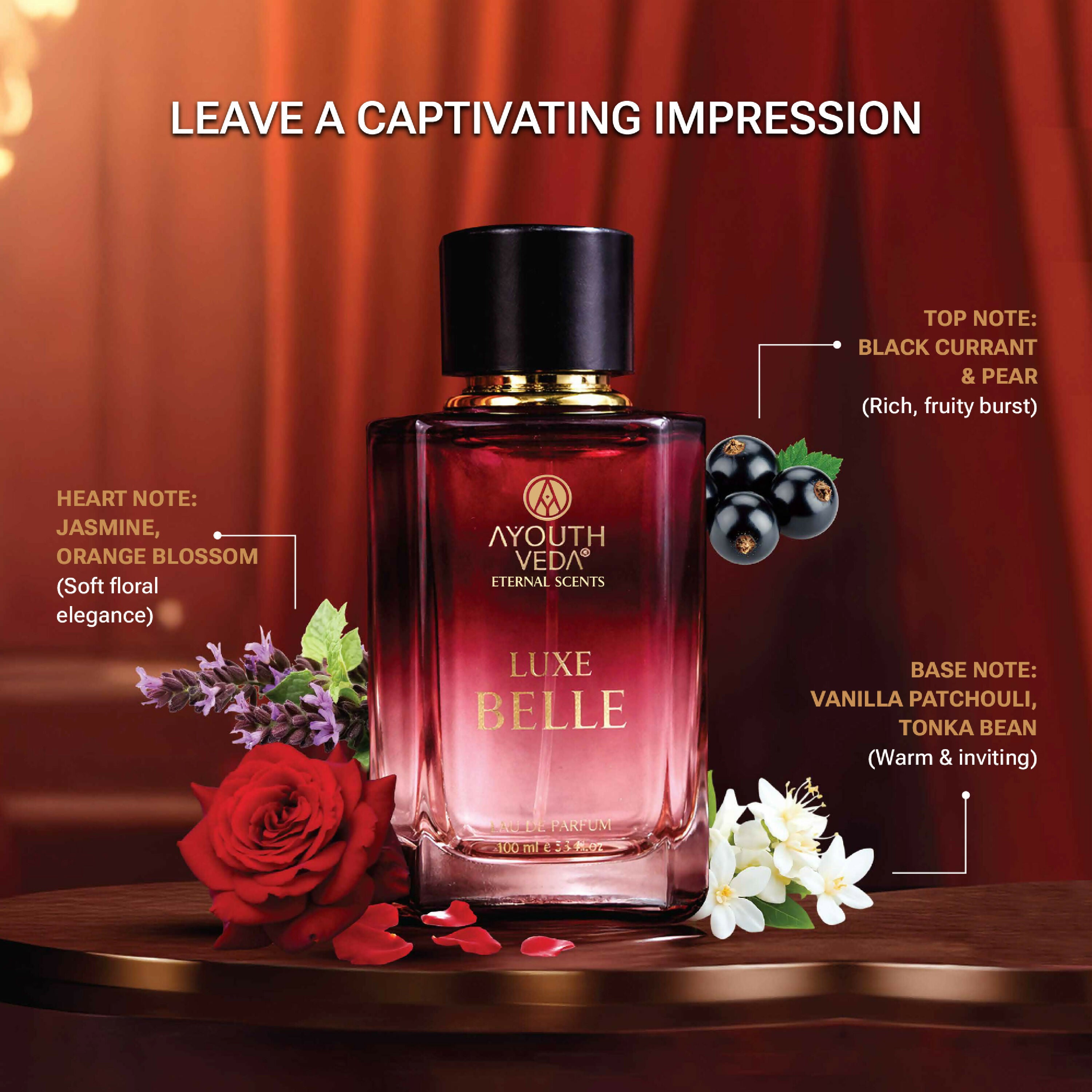 Ayouthveda Luxe Belle Eau De Parfum for Women - Dista