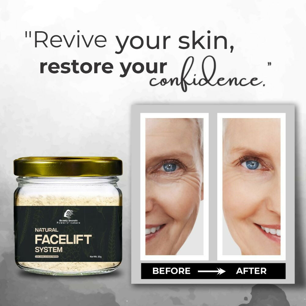 Beauty Secrets Natural Face Lifting Mask/Pack - Distacart