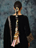 Ruby Raang Colorful Gota Pati Work And Colorful Pastel Hues Threadswith And Black Thread & Mirros - Distacart
