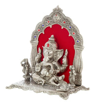Thumbnail for International Gift Silver-Plated Oxidized Finish Ganesha Idol - Distacart
