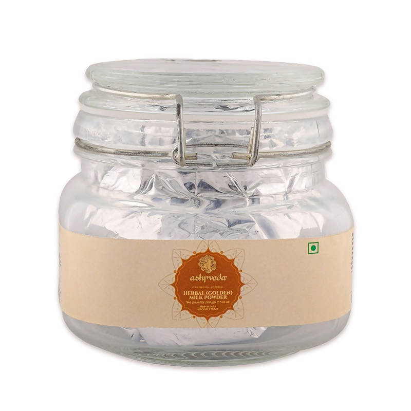 Ashpveda Herbal (Golden) Milk Powder - Distacart