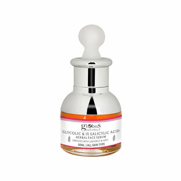 Globus Naturals Glycolic & 1% Salicylic Acid Anti Acne Face Serum - Distacart