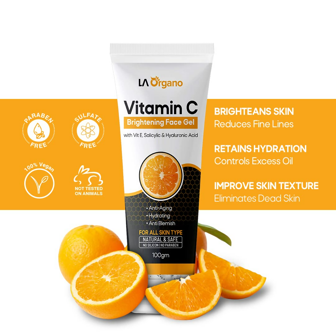 LA Organo Vitamin C Brightening Face Gel - Distacart