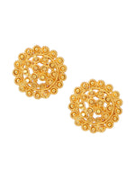 Thumbnail for Ruby Raang Golden Necklace with Studs