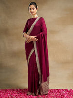 Thumbnail for kasee Embroidered Pure Silk Saree - Distacart