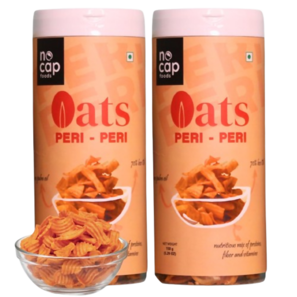 Nocap foods Zero Guilt Healthy Chips - Oats Peri Peri - Dista