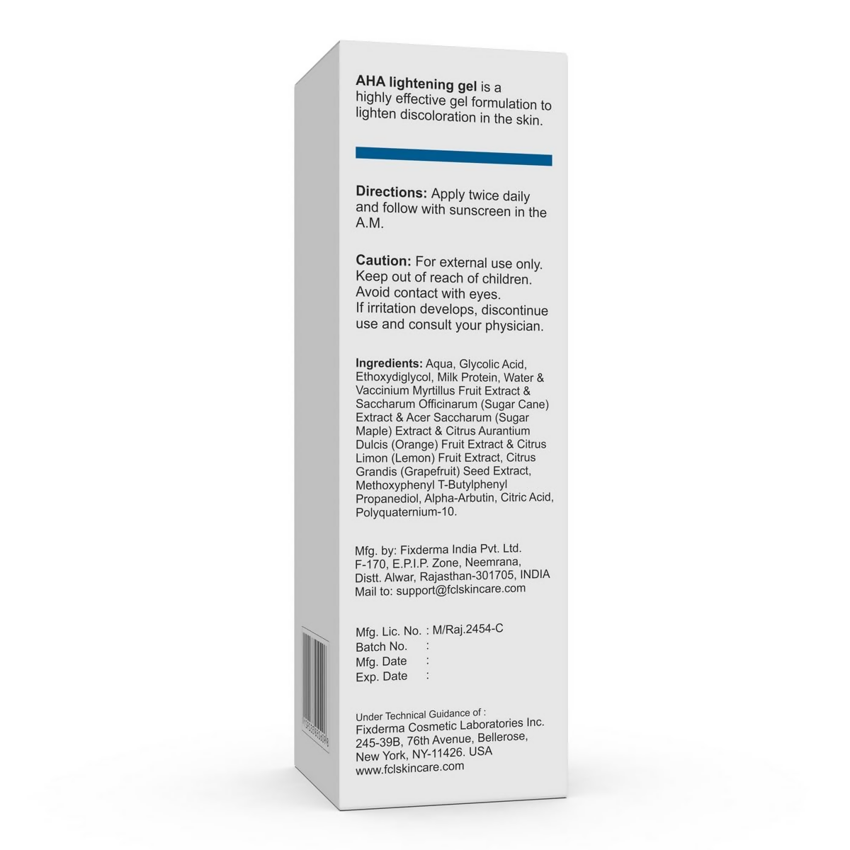 FCL Aha Lightening Gel Serum - Distacart
