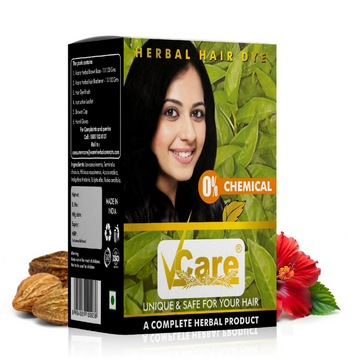 VCare Natural Herbal Hair Dye Powder - Distacart