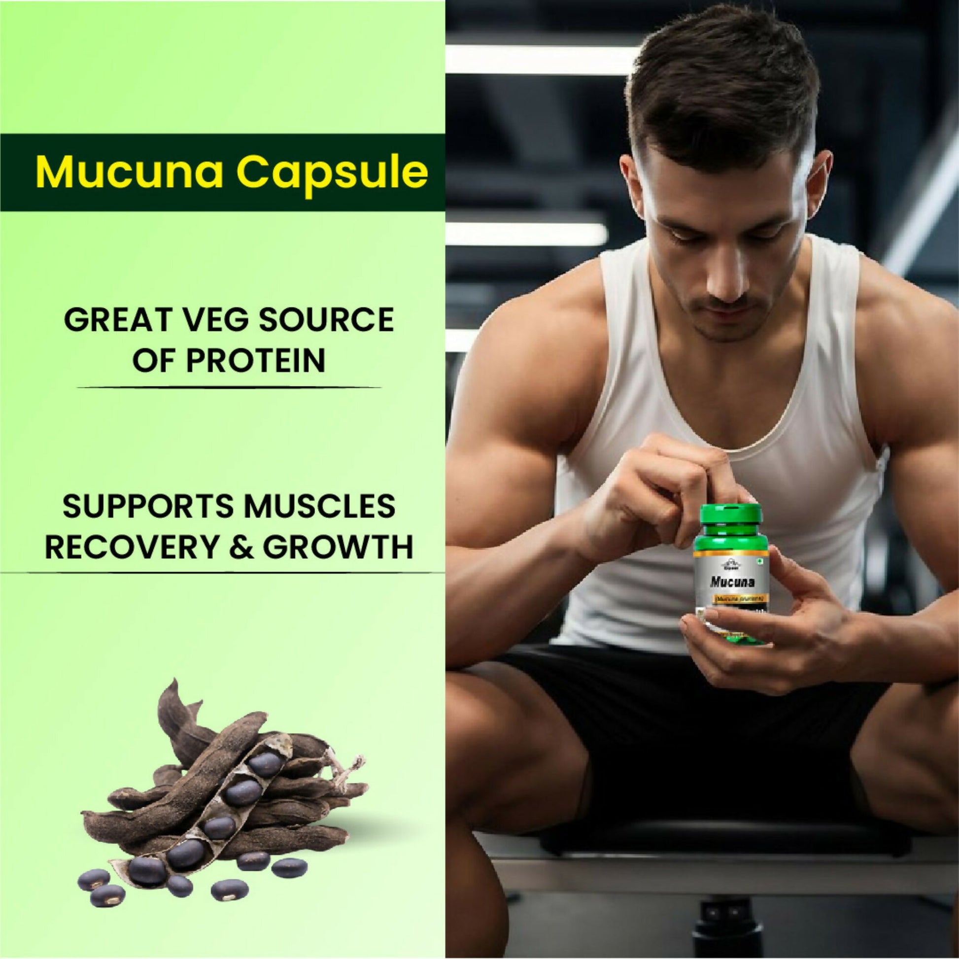 Cipzer Mucuna Capsules - Distacart