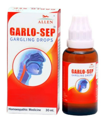 Allen Homeopathy Garlo-Sep Gargling Drops - Distacart