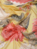 Thumbnail for Ahalyaa Women's Traditional Semi Stitch Saree - Yellow - Distacart