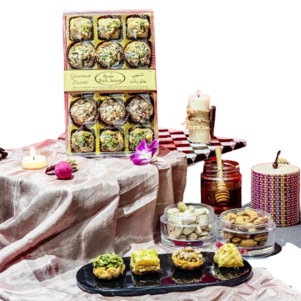 Gwalia Sweets Baklawa Crispy Temptation Box - Distacart