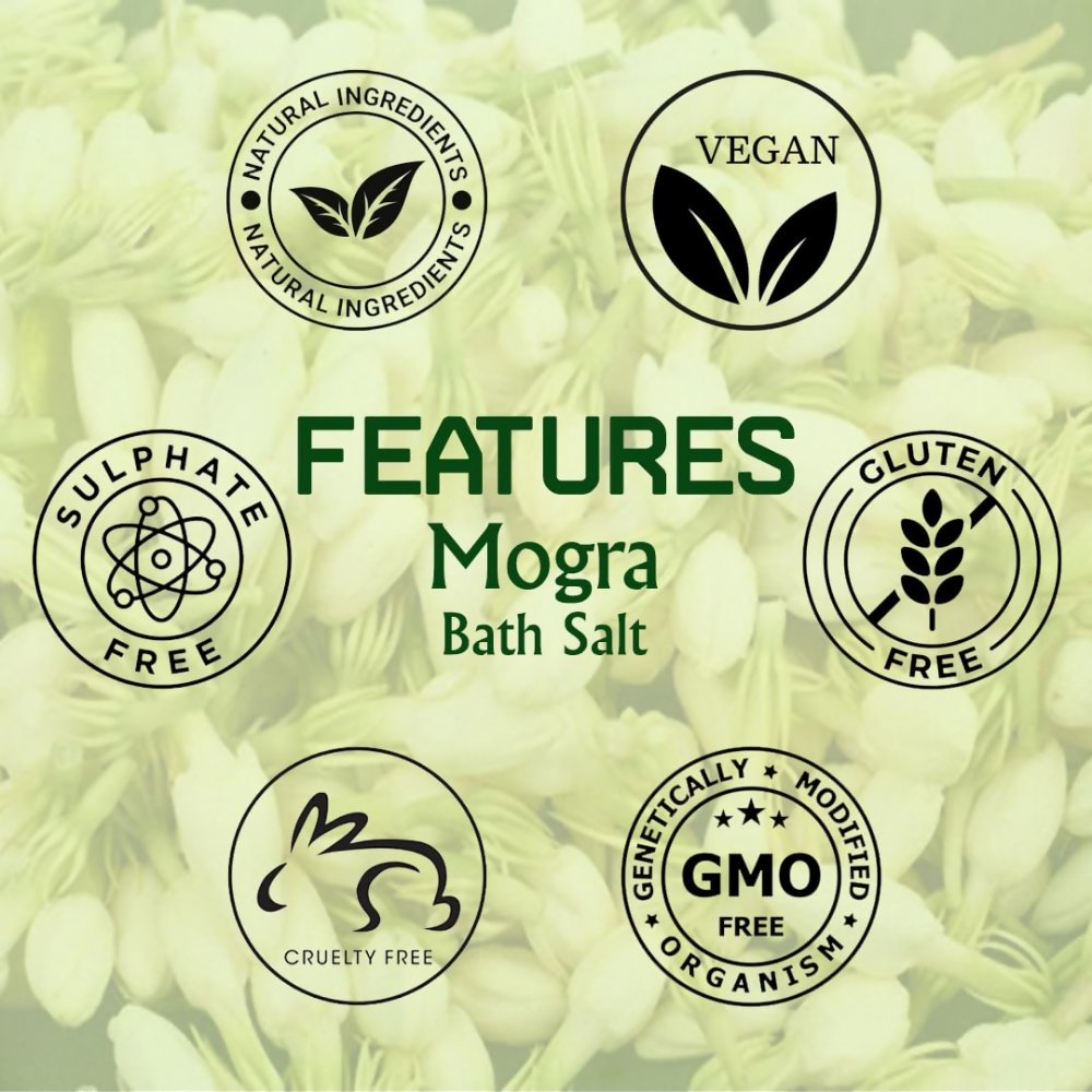VedicAyurveda Mogra Bath Salt - Dista