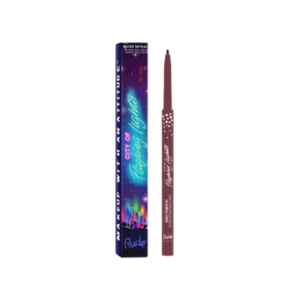 Rude Cosmetics City Of Flashing Lights Micro Retractable Liner - Fine Wine - Distacart