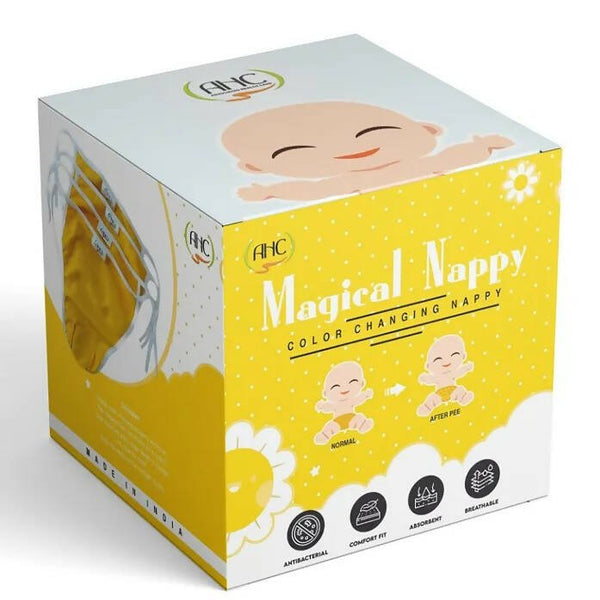 AHC Magic Colour Changing Ultra Soft In Duck Design Cloth Diaper Nappy - Distacart