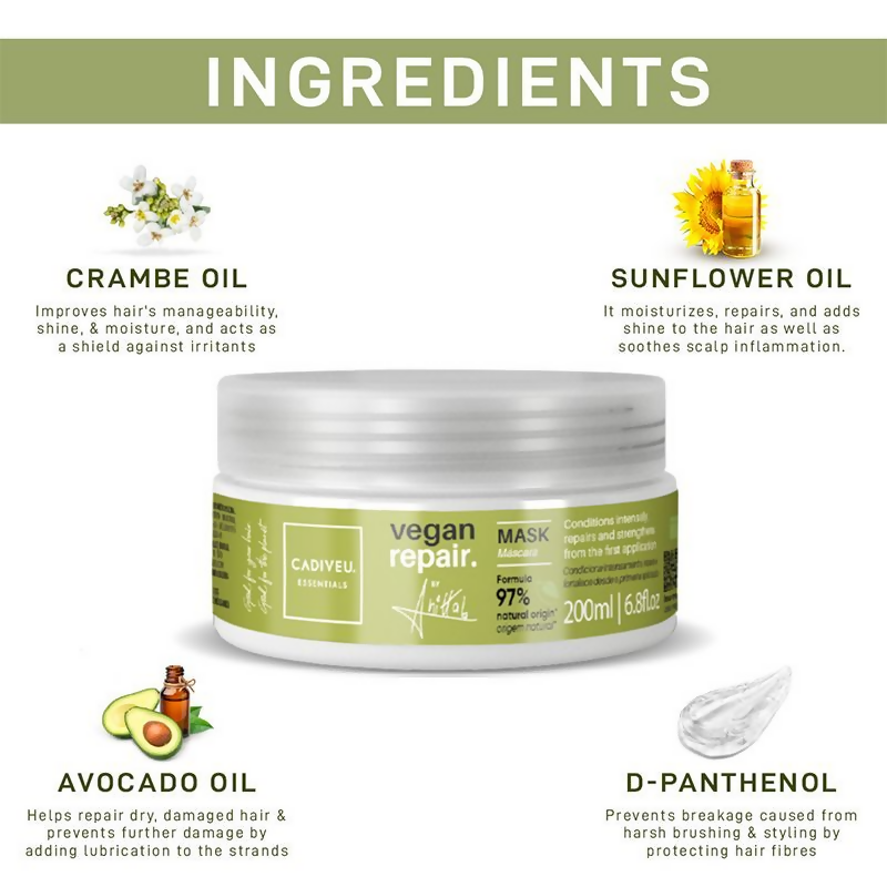Cadiveu Vegan Hair Mask - Distacart