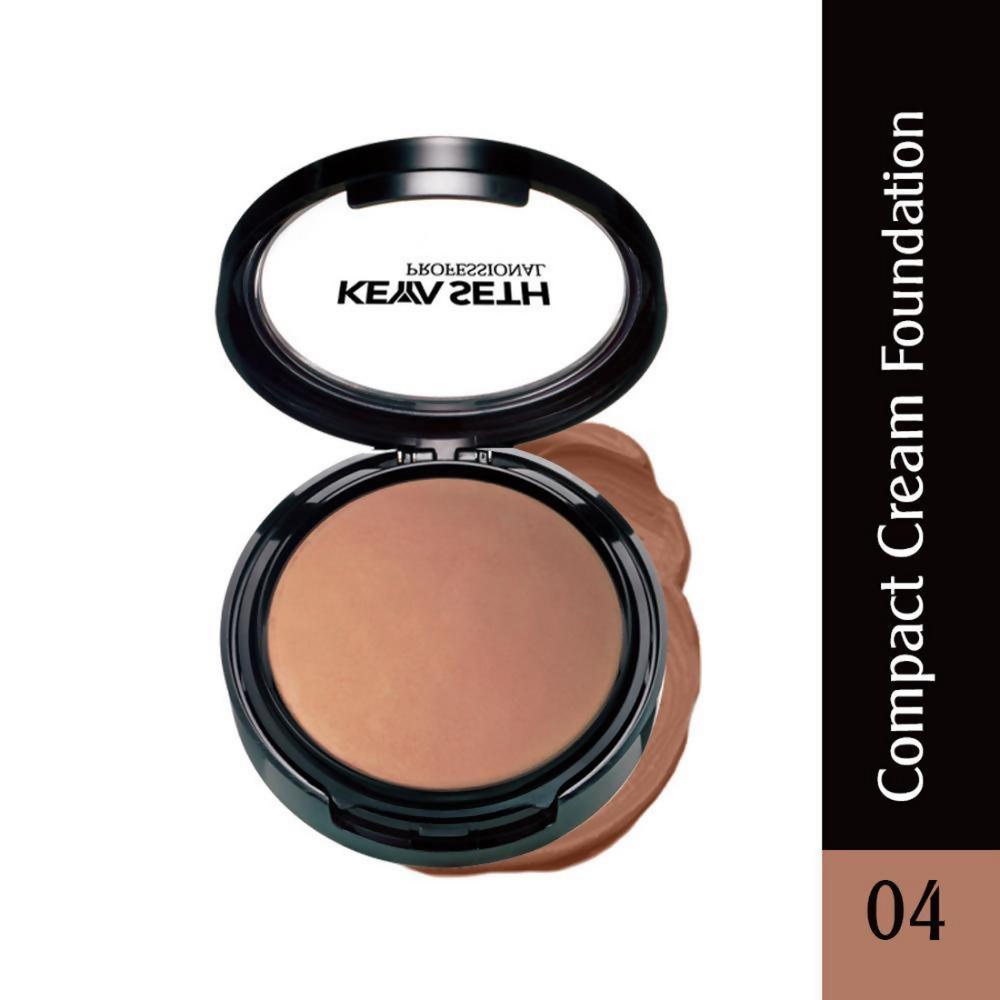 Keya Seth Aromatherapy Professional Compact Cream Foundation - Shade 4 - Distacart