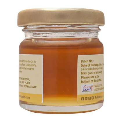 Shiva Organic Lemon Infused Organic Honey 50 gm 100% Natural Organic & Pure Honey