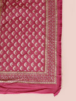 Thumbnail for Miravan Women Plus Size Pink Straight Floral Printed Kurta & Palazzo With Dupatta - Distacart