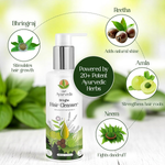 Thumbnail for Him Ayurveda Green Tea Bringha Hair Cleanser Ayurvedic Shampoo For Hair Growth & Hair Fall Control
