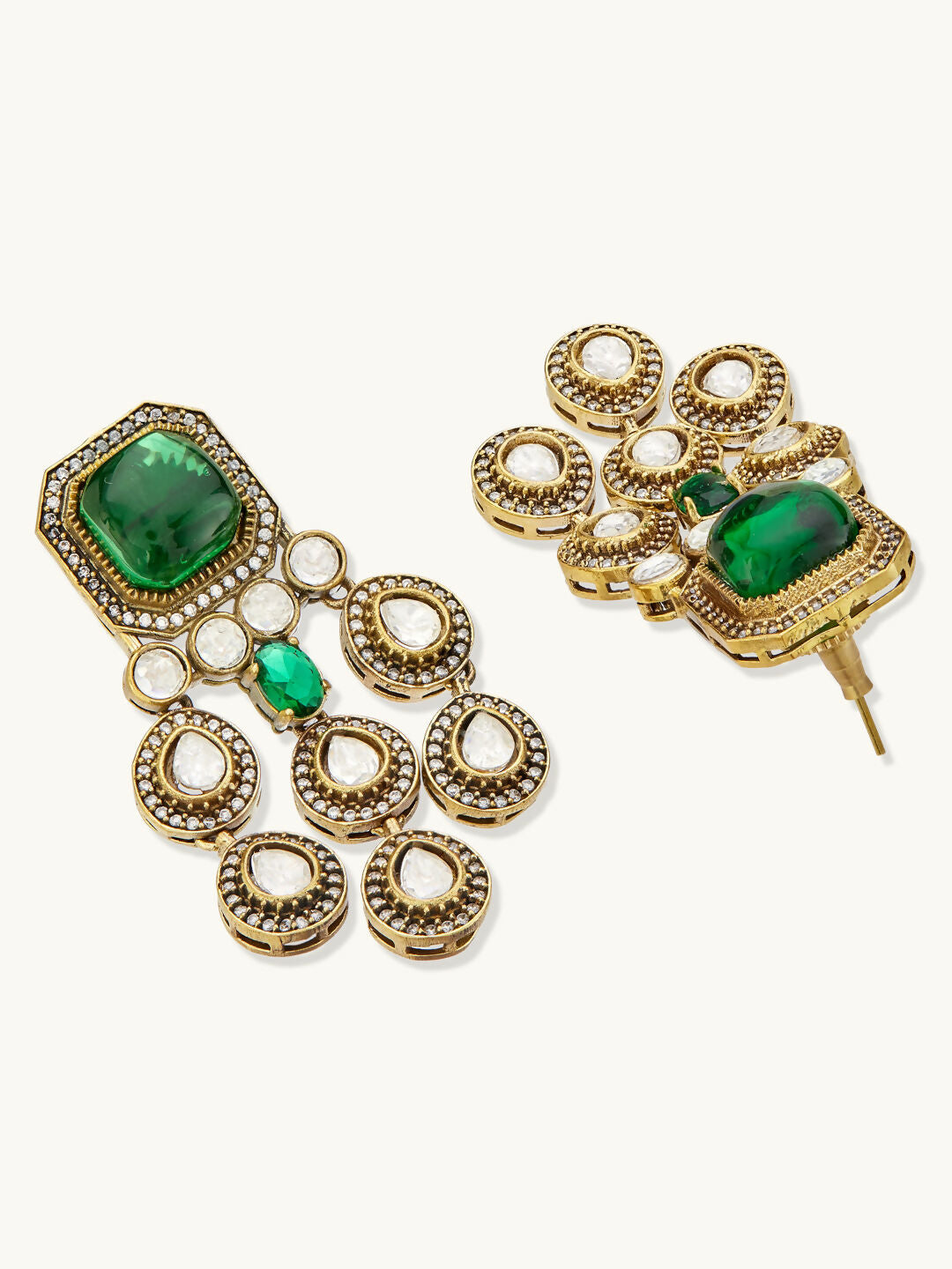 Nuyug Ethereal Kundan Necklace Set - Distacart