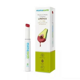 Mamaearth Moisture Matte Longstay Lipstick Cherry Punch - Distacart