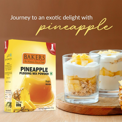 BAKERS Instant Pudding Mix - Pineapple Flavor - Dista