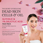 Thumbnail for Globus Naturals Anti Acne Glycolic & 1 % Salicylic Acid Face Pack, For Acne Prone & Oily Skin
