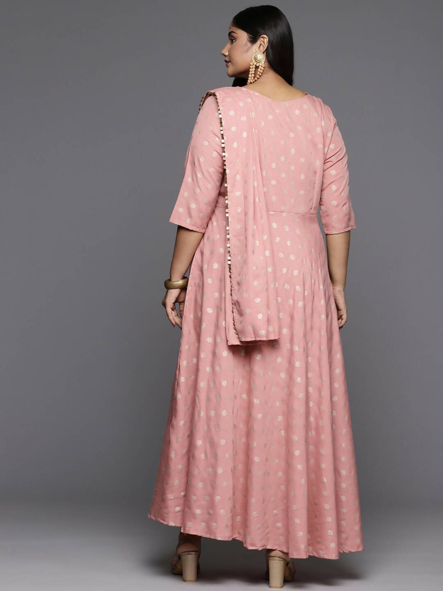 Ahalyaa Women's Traditional wear Ethnic Dress - Pink - Distacart