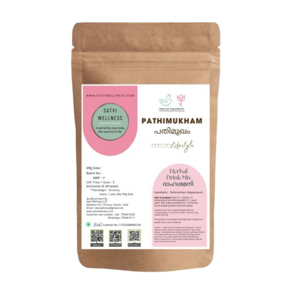 Satvi Wellness Kerala Pathimugam Herbal Drinking Water Mix - Dista