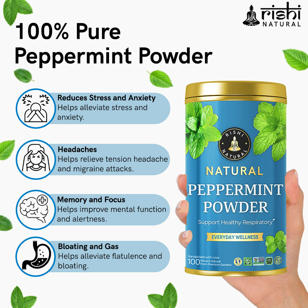 Copy of PEPPERMINT POWDER BENEFITS IMAGE