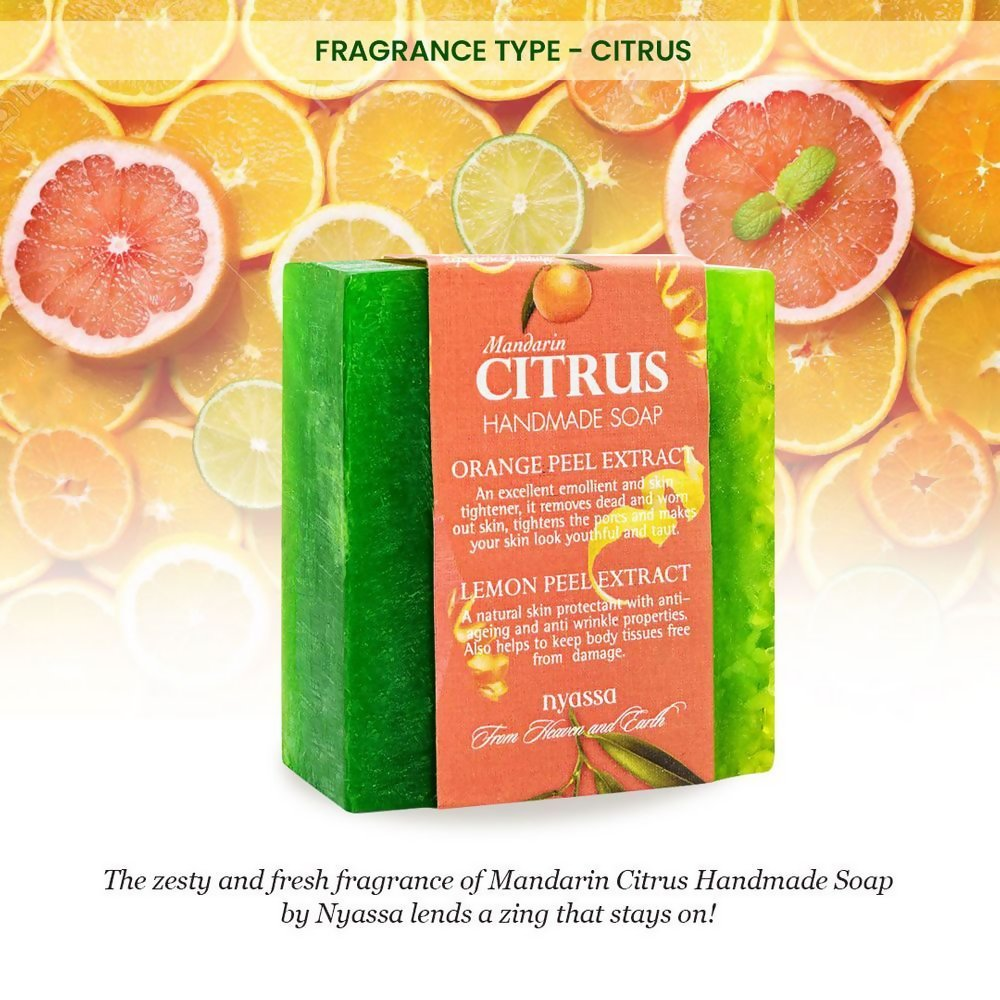 Nyassa Mandarin Citrus Soap Orange & Lemon Extracts - Distacart